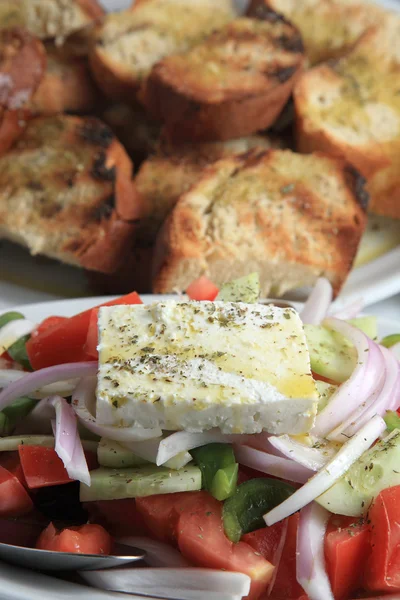 Greek salad — Stock Photo, Image