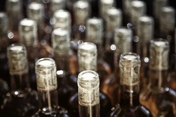 Flaskor vin — Stockfoto