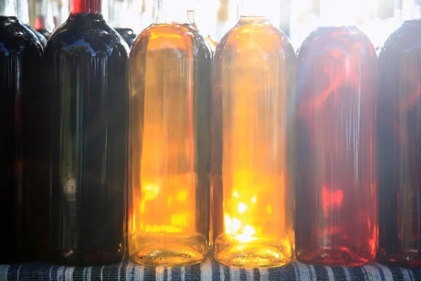 Botellas de vino — Foto de Stock