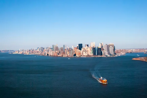 Vista aérea de la ciudad de Nueva York —  Fotos de Stock