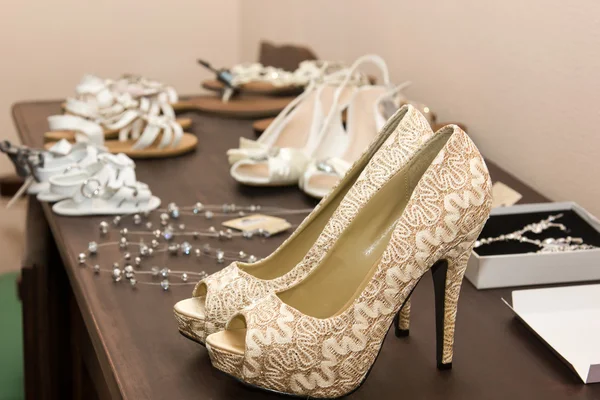 Scarpe da sposa — Foto Stock