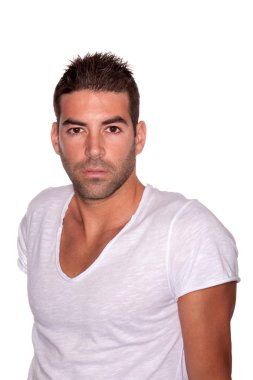 Yakışıklı genç adam.