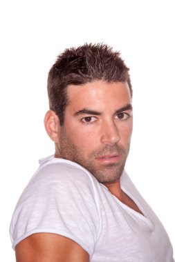 Yakışıklı genç adam.