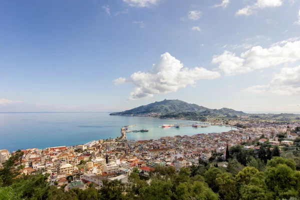 Panoramatický pohled na ostrov zante — Stock fotografie