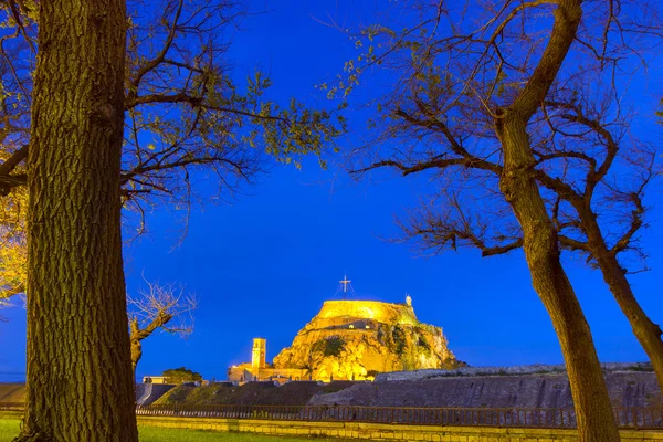 The fort of Corfu city in the afternoon — Stock Photo, Image