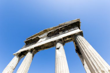 Atina'da anıtlar acropolis çevresinde