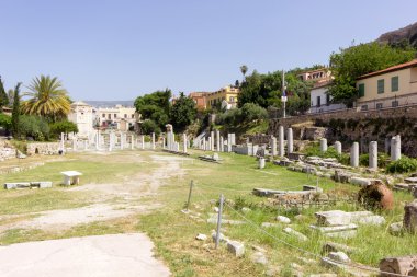 Atina'da anıtlar acropolis çevresinde