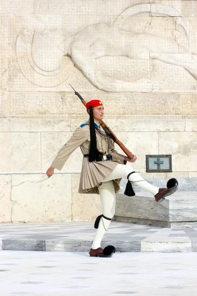 Presidentiële garde in Athene — Stockfoto