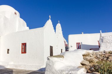 geleneksel kilisede beyaz: Mykonos