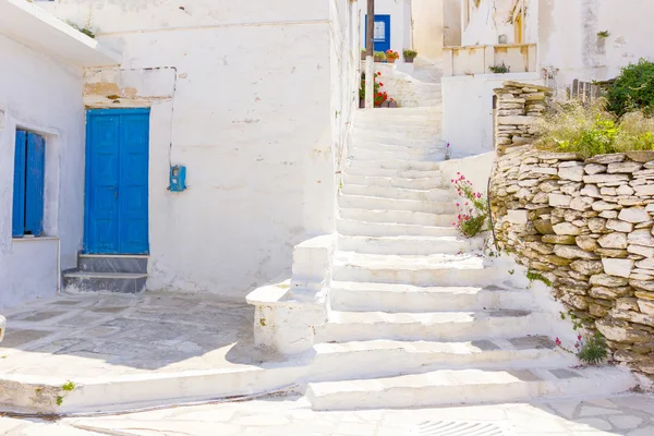 geleneksel sokak Tinos Island, Yunanistan