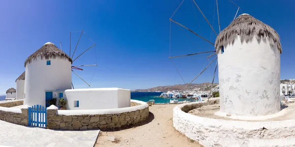 Windmühle von Mykonos, Griechenland — Stockfoto