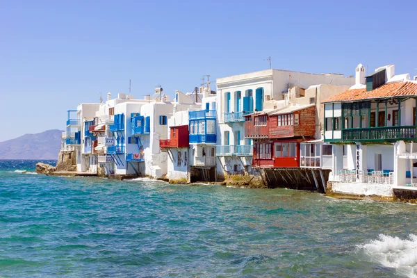 Little Venice in Mykonos — Stock Photo, Image