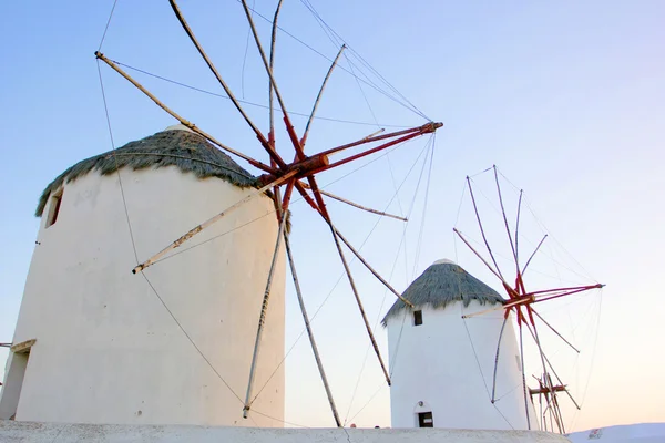 Traditional windmill in Mykonos Royalty Free Stock Photos