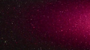 Işığın yanıp sönen renkli noktalarının hareket eden arkaplanı