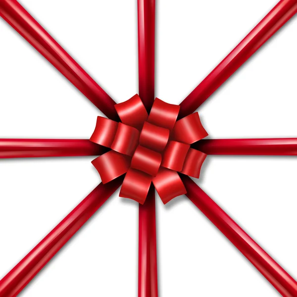 Star Burst Holiday Ribbon — Stock Photo, Image