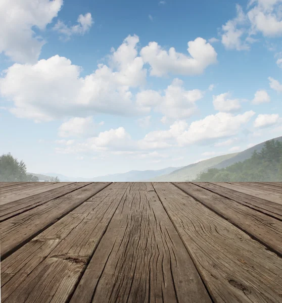 Ponte di legno — Foto Stock