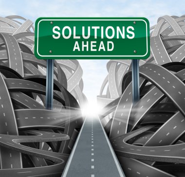 Solutions Ahead clipart