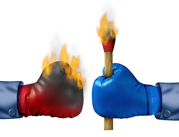 Branden van de competitie — Stockfoto