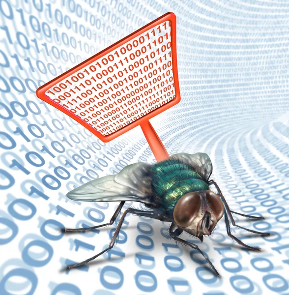 Bug computerbeveiliging — Stockfoto