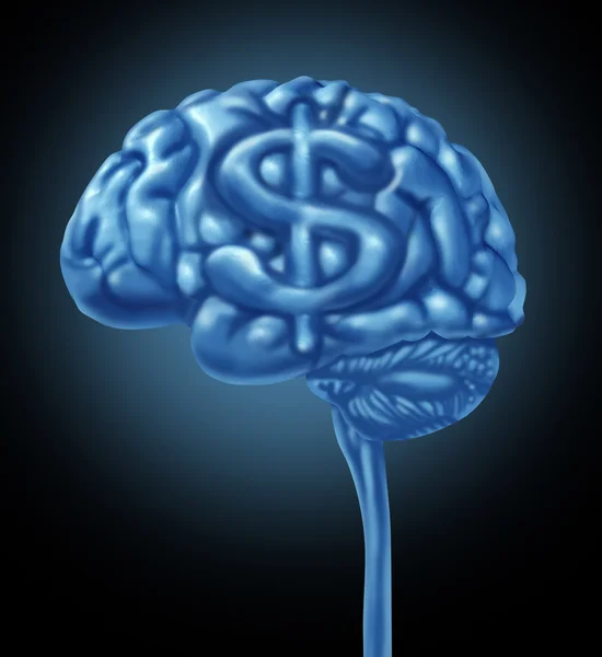 Pénzügyi agy — Stock Fotó