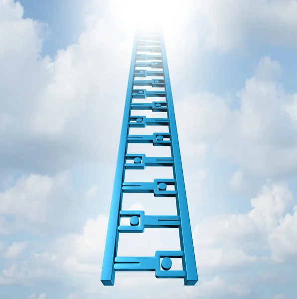 Team Ladder — Stockfoto