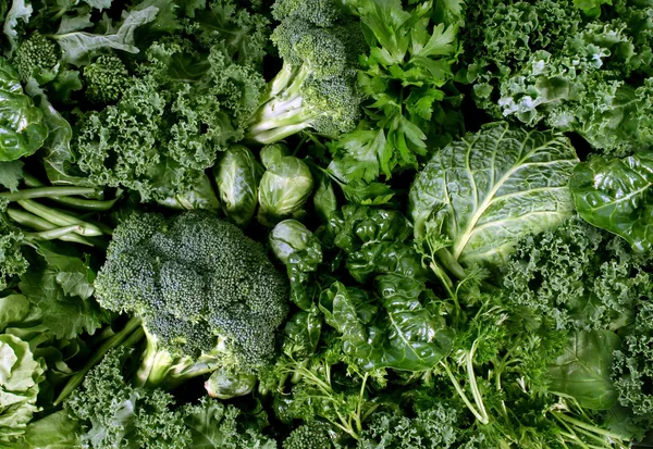 Зелені овочі — стокове фото