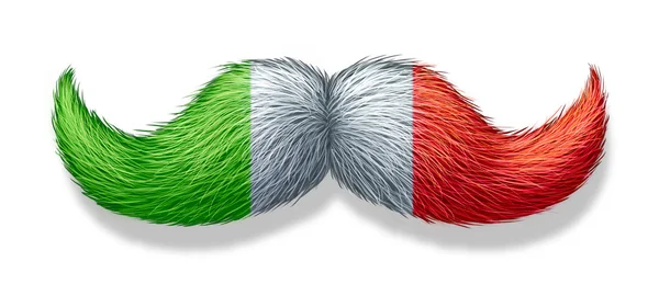Símbolo de bigote italiano — Foto de Stock