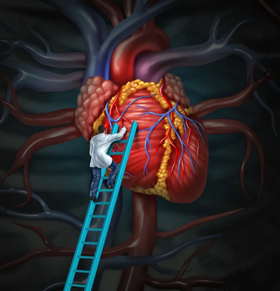 Terapia del medico del cuore — Foto Stock