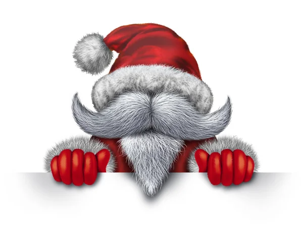 Weihnachtsmann horizontal — Stockfoto