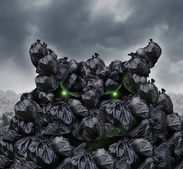 Garbage Monster — Stock Photo, Image