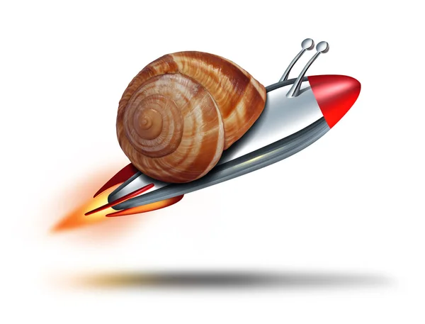 Fast Snail — Stock Photo, Image