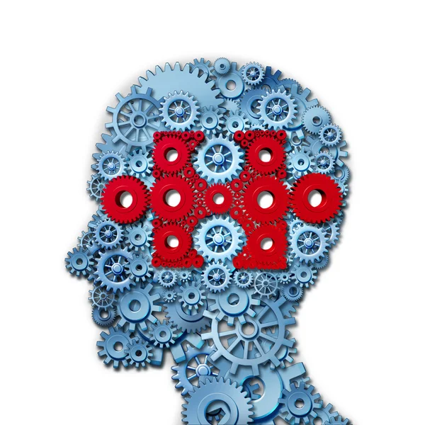 Psychology Puzzle Head — Stock Photo, Image