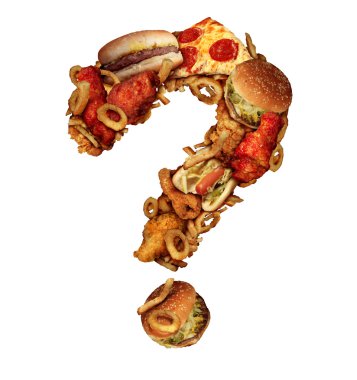 Fast Food Questions clipart