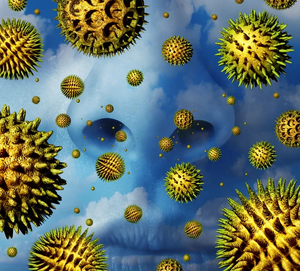 Alergia al polen — Foto de Stock