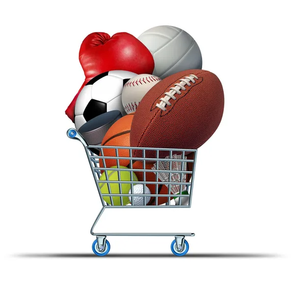 Equipamiento deportivo Compras — Foto de Stock