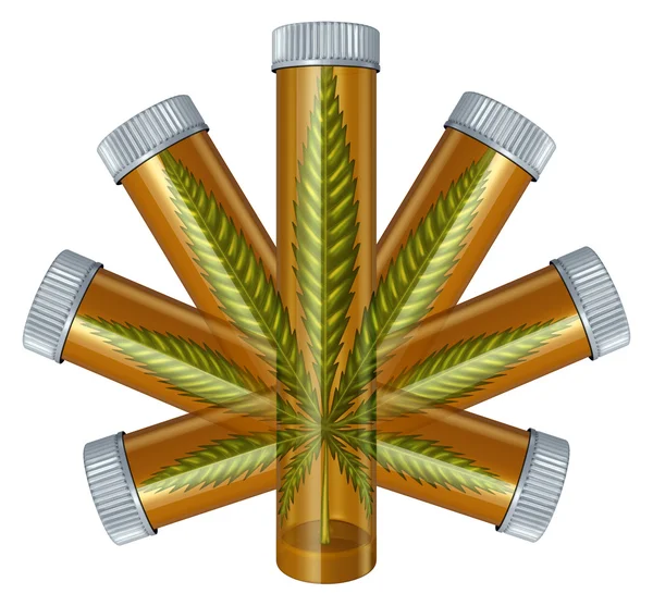 Concept de marijuana médicale — Photo