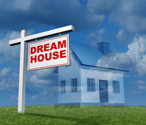 Dream house kavramı — Stok fotoğraf