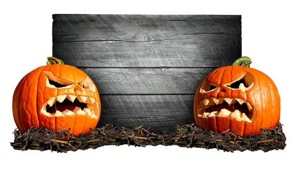 Sinal de Halloween — Fotografia de Stock