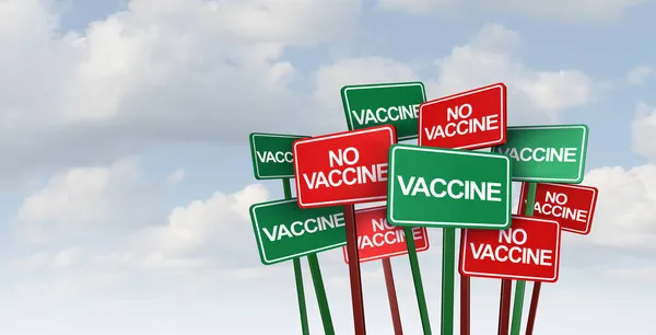 Concepto Vaxxer Personas Vacunadas Vacunadas Como Vacuna Individuos Que Oponen —  Fotos de Stock