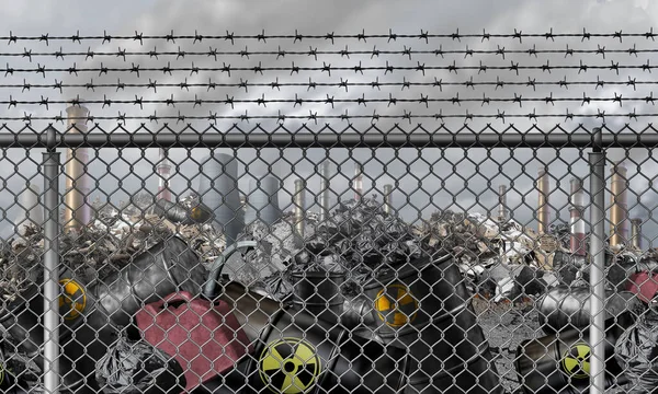 Bloqueio Climático Fechamento Ecológico Fechado Devido Questões Ambientais Como Conceito — Fotografia de Stock