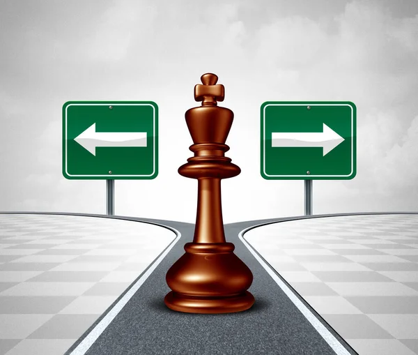 Strategy Direction Decision Business Game Plan Life Choice Guidance Decide — 图库照片