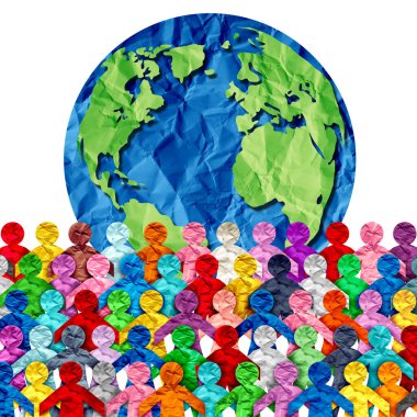 World Employee diversity as diverse cultures and multiculturalism society and international tolerance celebration of global people integration and community  inclusion  and pride as a multi cultural planet population. clipart