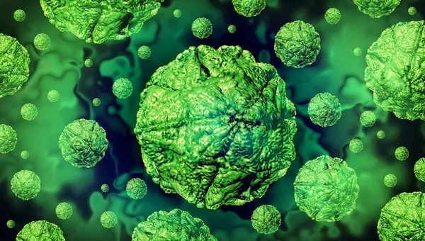 Pflanzenvirus Konzept Und Krankheitsausbruch Gartenbau Als Gefährlicher Stamm Für Pflanzen — Stockfoto