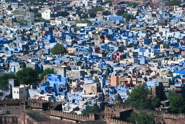 Blick von oben auf die Stadt Jodhpur — Stockfoto