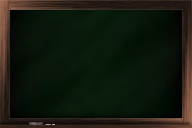 boş sınıfta yazı tahtası