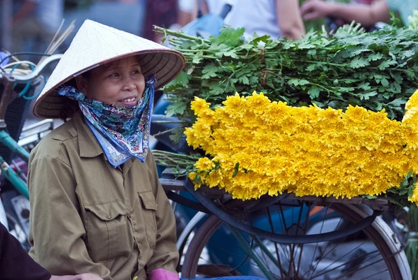 卖花小贩 — 图库照片