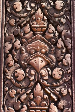 bas-reliefs banteay srei at