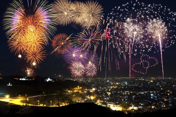 Fuochi artificiali — Foto Stock