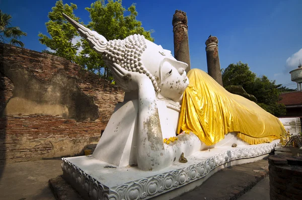 Das liegende Buddha-Bild — Stockfoto