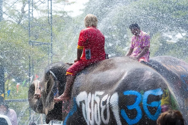 Vattenfestival i thailand — Stockfoto